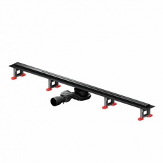 W01SC-S11-100-05BM MasterFlow Трап для душа линейный универс затвор Slim line 100см цвет черн мат Am.Pm.
