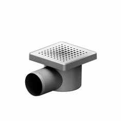 W02BD-P11-010-01SB PrimeFlow Трап для душа точечный мокрый затвор Cut Gradient 10см цвет сталь мат Am.Pm.