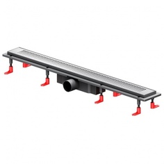 W02SC-P11-080-01SB PrimeFlow Трап для душа линейный универс затвор Cut Gradient 80см цвет сталь мат Am.Pm.