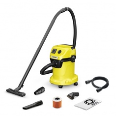 Строительный пылесос Karcher WD 3 P V-17/4/20 Workshop 1000Вт желтый