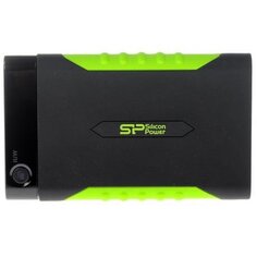 Внешний HDD Silicon Power Armor A15 2Tb Black-Green (SP020TBPHDA15S3K)