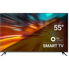 Телевизор SunWind SUN-LED55XU401 Яндекс.ТВ Frameless черный