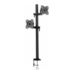 Кронштейн для мониторов ЖК Kromax OFFICE-5 серый 13"-32" макс.12кг настольный поворот и наклон
