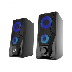 Колонки Oklick OK-127 2.0 черный 6Вт