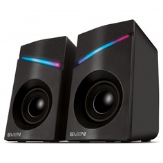 Колонки SVEN 305 2.0 чёрные USB, 2x3 Вт, RGB подсветка