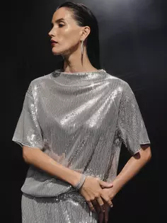 Блузка с пайетками Zarina