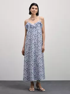 Сарафан из вискозы с воланом Zarina