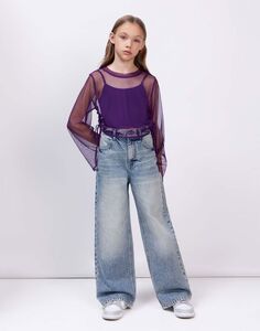 Джинсы New long leg с высокой талией Gloria Jeans