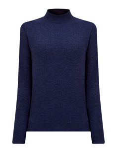 Джемпер облегающего кроя из меланжевой вискозы, шерсти и тенселя Cudgi