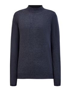 Джемпер облегающего кроя из меланжевой шерсти и кашемира Cudgi