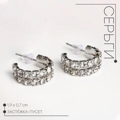 Серьги со стразами Queen Fair