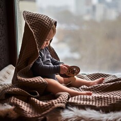 Полотенце уголок вафельное Крошка Я