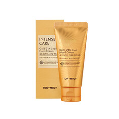 Крем для рук с муцином улитки и коллоидным золотом Tonymoly