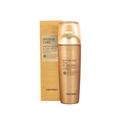 Тонер для лица с муцином улитки и коллоидным золото Tonymoly