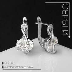 Серьги со стразами Queen Fair
