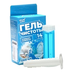 Гелевый освежитель для унитаза с дозатором, океан, 80 г Мой выбор