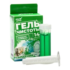 Гелевый освежитель для унитаза с дозатором, гардения, 80 г Мой выбор