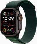 Смарт-часы Apple Watch Ultra 2 2024 A2986, 49 мм, OLED, черный титан, Alpine loop ремешок темно-зеленый (MX4R3ZP/A)