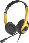 Компьютерная гарнитура A4Tech Fstyler FH100U, желтый/черный, 2 м, накладные, USB (FH100U BUMBLEBEE)