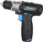 Дрель-шуруповерт Deko DKCD12V PRO, 12В 1x1.5Ач черный/синий ДЕКО