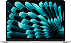 Бренд Apple MacBook Air 13" (M3, 8C CPU/8C GPU, 2024), 16 ГБ, 256 ГБ SSD, серебристый