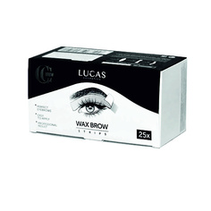 Воск для бровей LUCAS Набор восковых полосок для коррекции бровей WAX BROW STRIPS CC Brow