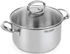 Кастрюля Rondell Zart RDS-1227 5.1л. d=24см (с крышкой) стальной