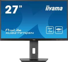 LCD IIYAMA 27 XUB2797QSN-B1 черный {IPS 2560x1440 100Hz 1ms 250cd HDMI DisplayPort USB m/m HAS Pivot}