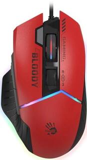 Мышь A4Tech Bloody W95 Max Sports красный/черный оптическая (12000dpi) USB (10but)