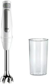 Блендер Braun MultiQuick 7 MQ7000 WH, погружной, белый/серебристый
