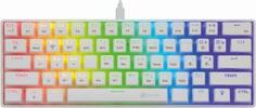 Клавиатура Оклик K763W механическая белый USB беспроводная BT/Radio Multimedia for gamer LED (1920562) Oklick