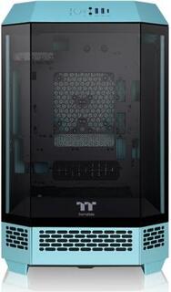 Корпус microATX Thermaltake The Tower 300 Turquoise Без БП голубой CA-1Y4-00SBWN-00