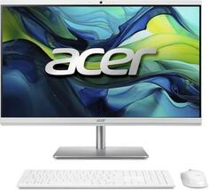 Моноблок Acer Aspire C27-195ES 27 Full HD Core Ultra 5 125U (3.6) 8Gb SSD512Gb Graphics CR Eshell GbitEth WiFi BT 65W клавиатура мышь Cam серебристый