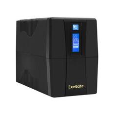 Exegate EP285568RUS ИБП ExeGate Power Smart ULB-650.LCD.AVR.EURO &lt;650VA/360W, LCD, AVR, 2 евророзетки, Black&gt;