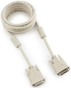 Кабель DVI 1.8м BION BNCC-DVI2-6C круглый белый
