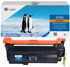 Картридж G&amp;G, аналог HP CE401A/507A синий 6k с чипом GG