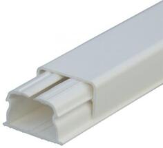Мини плинтус Legrand DLPLUS 1 отделение плоский 2,1м 20х12.5мм белый 30008