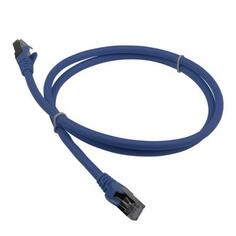 Кабель Патч-корд Lanmaster FTP LAN-PC45/S6A-1.0-BL вилка RJ-45-вилка RJ-45 кат.6А 1м синий LSZH (уп.:1шт)