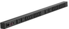 Блок распределения питания PDU10BVHVIEC20F (0U), вход IEC C14, выход 10А, 16 розеток C13 и 4 С19 Cyber Power