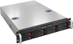 Серверный корпус ExeGate Pro 2U550-HS08 &lt;RM 19, высота 2U, глубина 550, БП 1U-1000ADS, 8xHotSwap, USB&gt;
