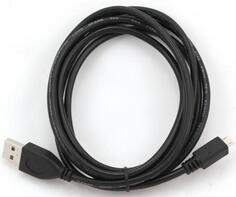 Кабель microUSB 1м Cablexpert круглый черный CCP-mUSB2-AMBM-1M