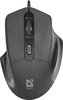 Мышь оптическая Datum MB-347 черный,4 кнопки, USB, 800-1600 dpi DEFENDER