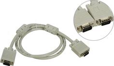 Кабель VGA 1м ферритовые кольца 5bites APC-133-010
