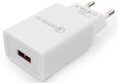 Сетевое зарядное устройство Cablexpert MP3A-PC-16 3 А белый