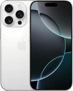 Смартфон Apple A3292 iPhone 16 Pro 128Gb белый титан моноблок 3G 4G 1Sim 6.3 iOS 18 802.11 a/b/g/n/ac/ax/be NFC GPS