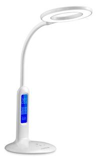 Camelion KD-823 C01 бел.LED (Свет-к наст.,8 Вт,230В, 500лм,сенс, термометр, рег.ярк и цвет.темп.)