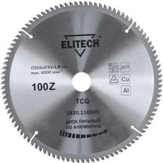 Диск пильный Elitech 1820.116900 255 ммx30 мм 100зуб
