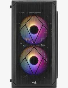 Корпус microATX Aerocool Cs-107-A-BK-v2 Без БП чёрный