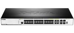 Коммутатор D-LINK DGS-3000-28SC/A1A управляемый 24 порта 10/100/1000Mbps 4xCombo UTP/SFP