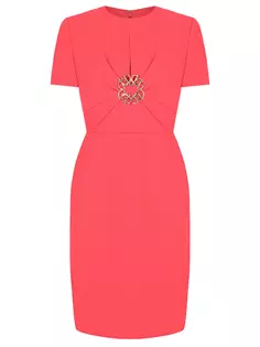 Платье из шелка и вискозы Elie Saab
